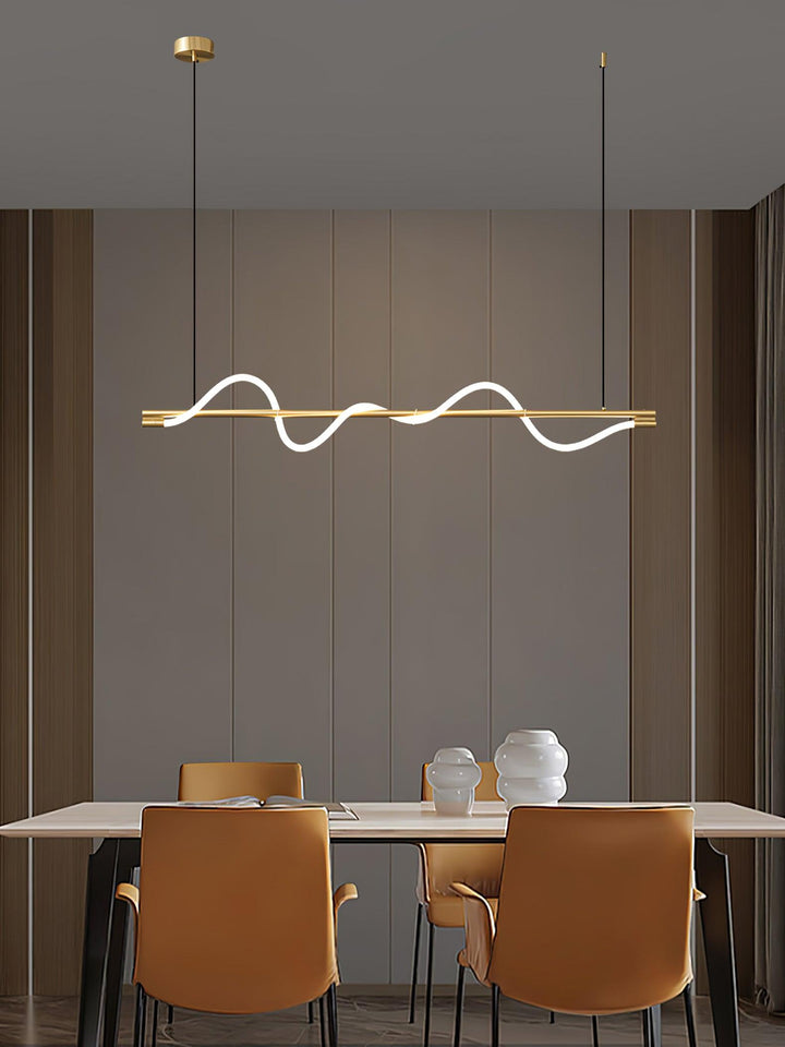 Lampa wisząca Linear Curve Island