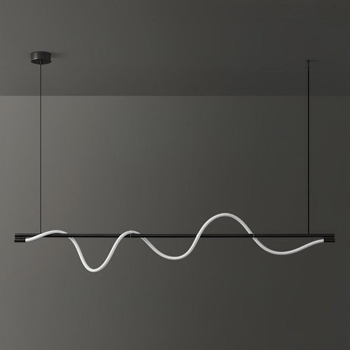 Lampa wisząca Linear Curve Island