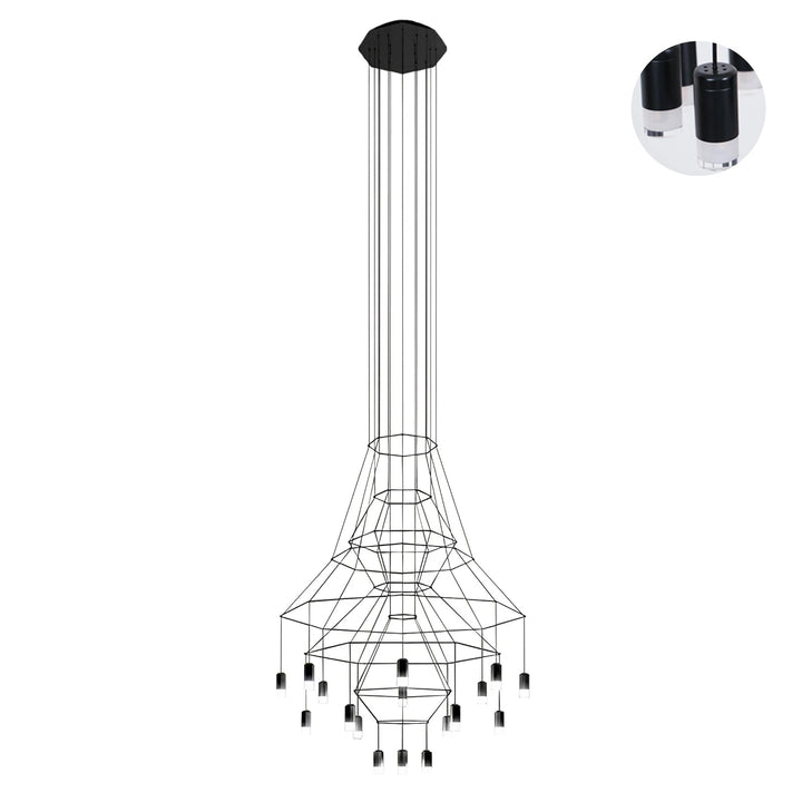 Żyrandol Lattice