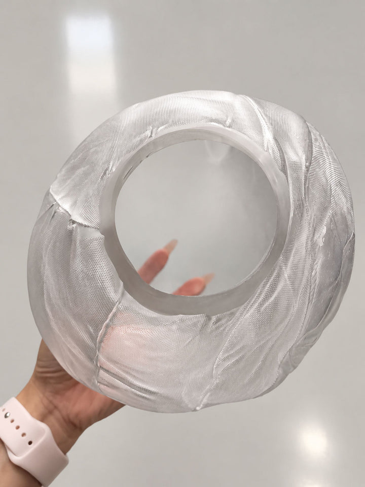 Lampa wisząca z płynnego szkła