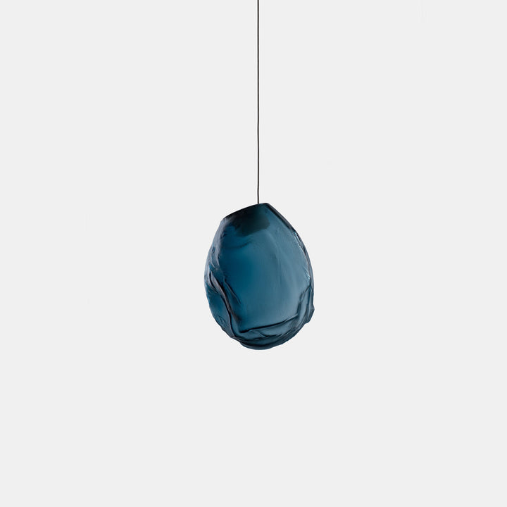 Lampa wisząca z płynnego szkła