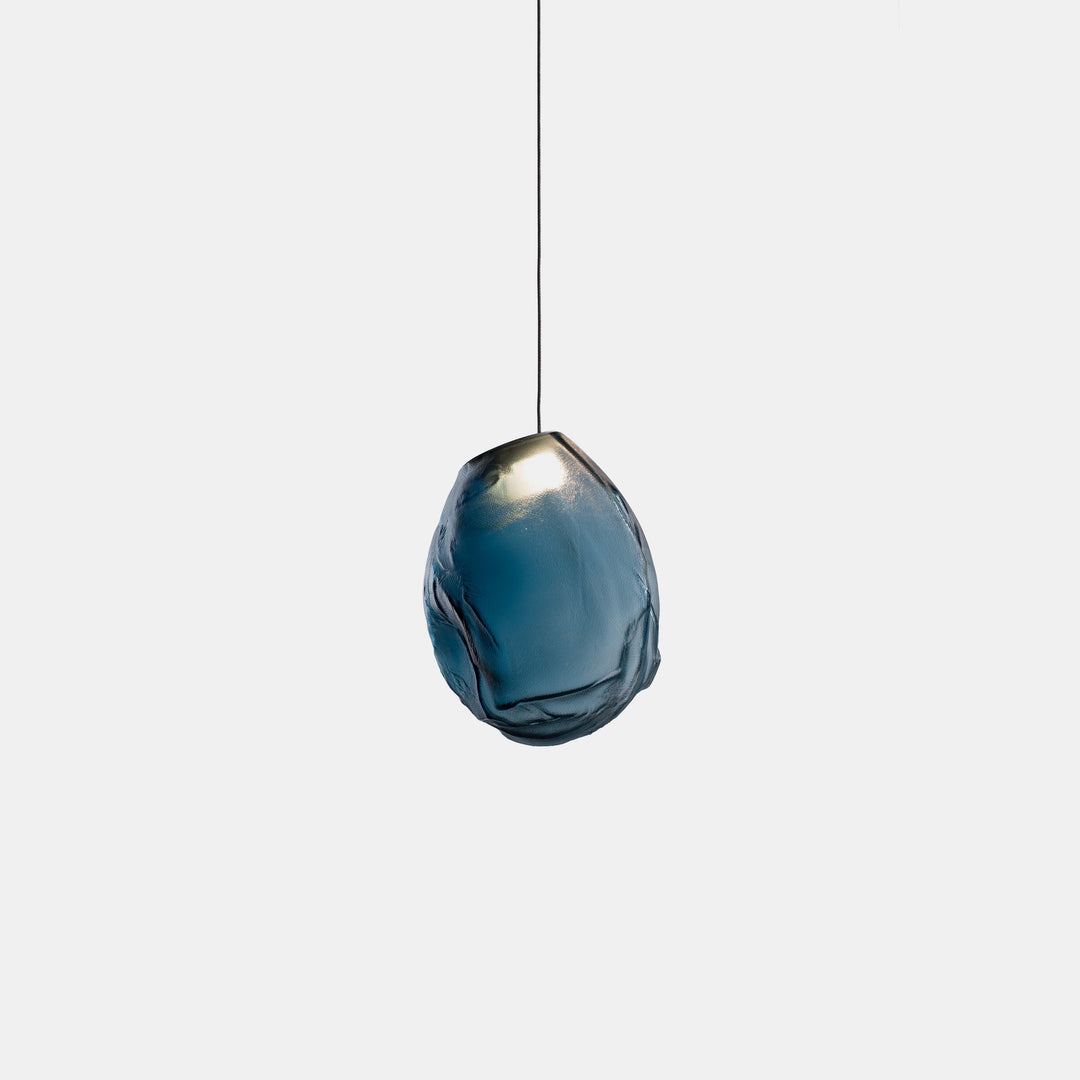 Lampa wisząca z płynnego szkła