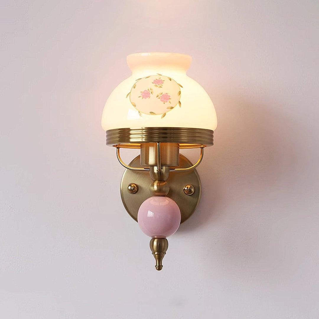 Lampa Ścienna Loa Szklana
