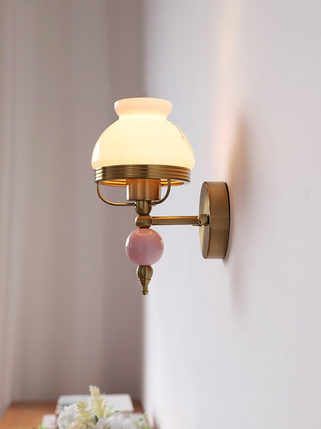 Lampa Ścienna Loa Szklana