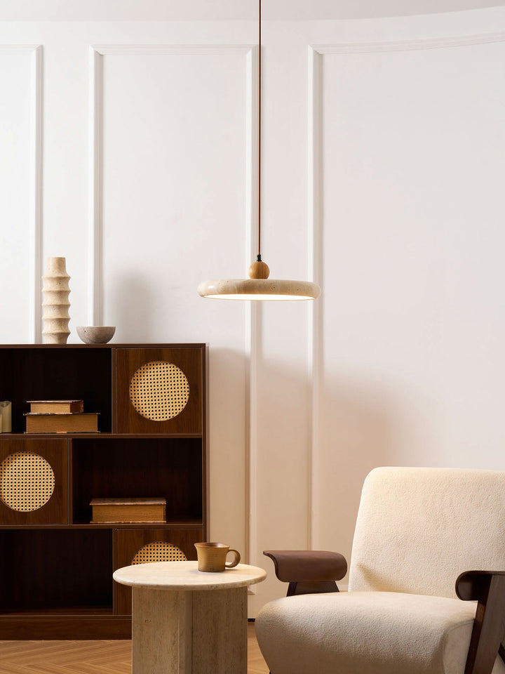Lampa Wisząca Lola z Travertynu