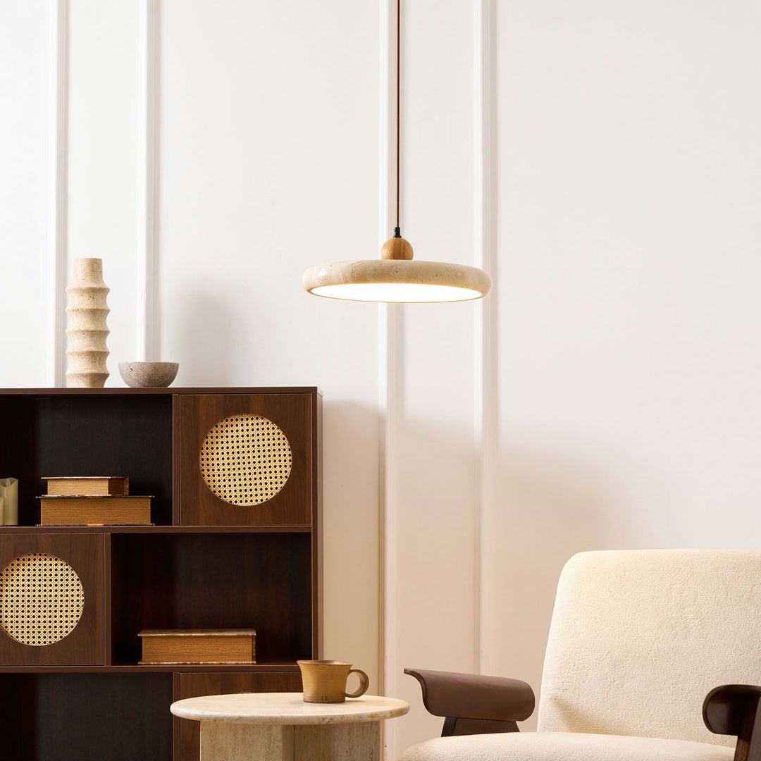 Lampa Wisząca Lola z Travertynu