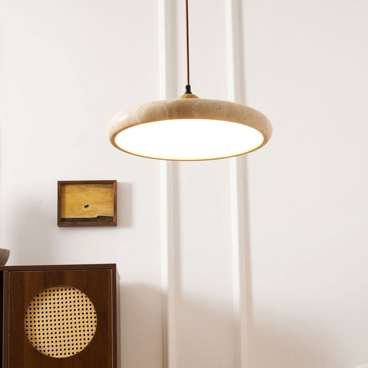 Lampa Wisząca Lola z Travertynu