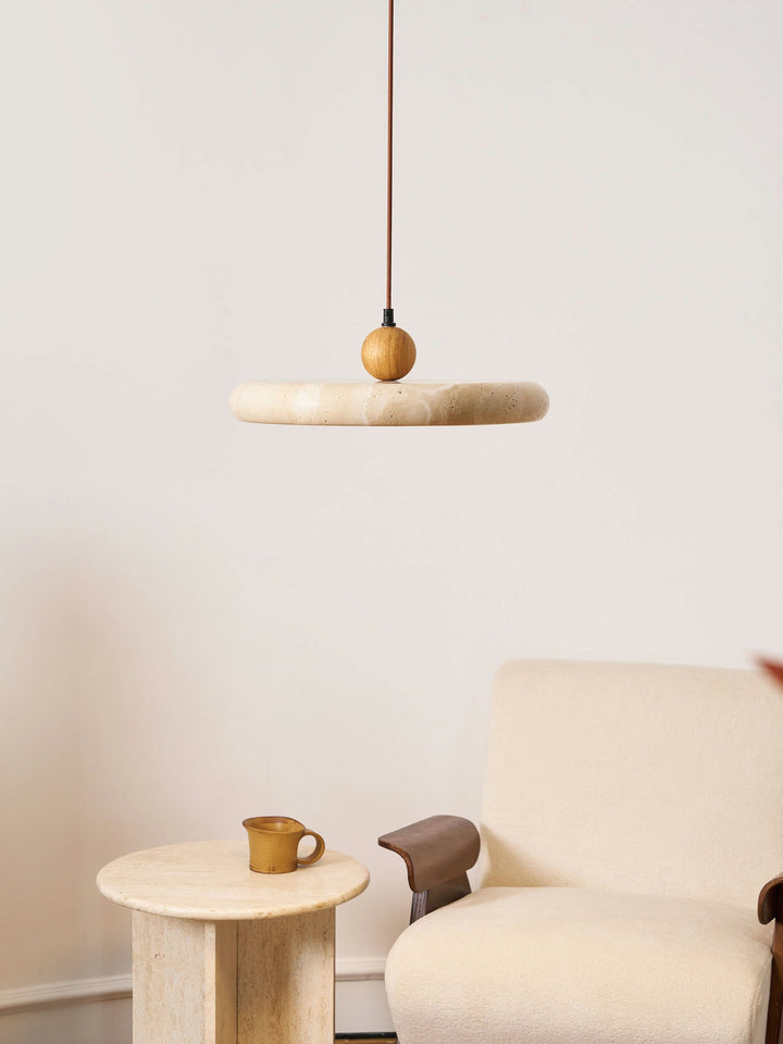 Lampa Wisząca Lola z Travertynu