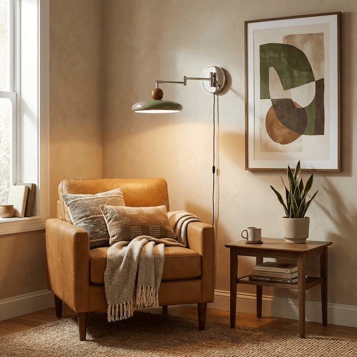 Lampa ścienna Lola z wtyczką