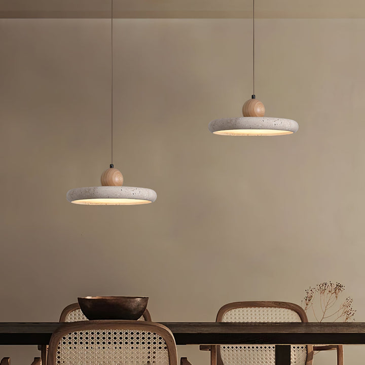 Lampa Wisząca Lola z Travertynu