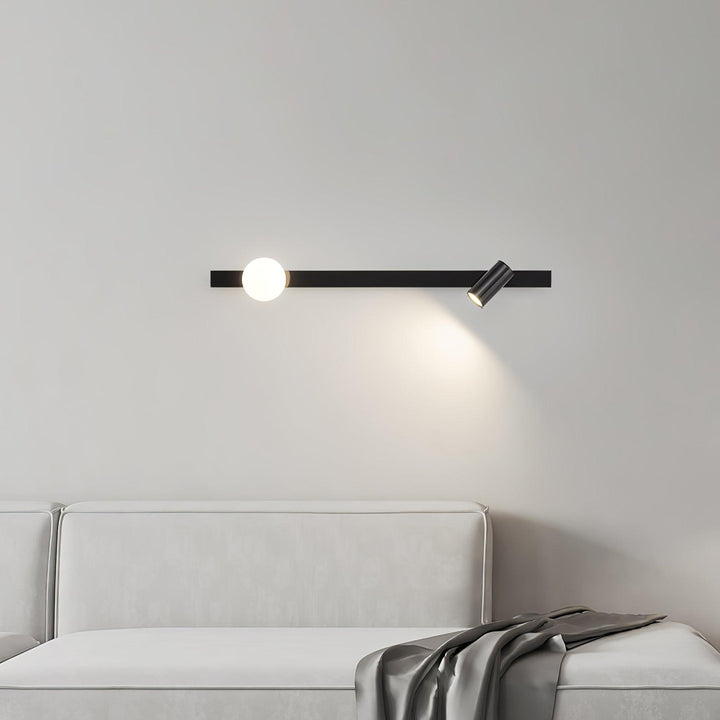 Lampa Ścienna z wtyczką z Długim Ramieniem