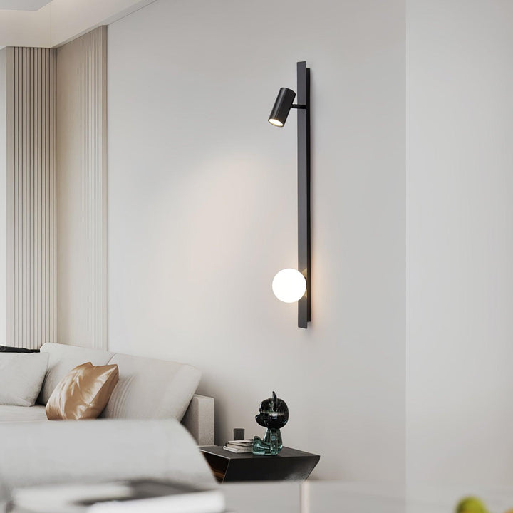 Lampa Ścienna z wtyczką z Długim Ramieniem
