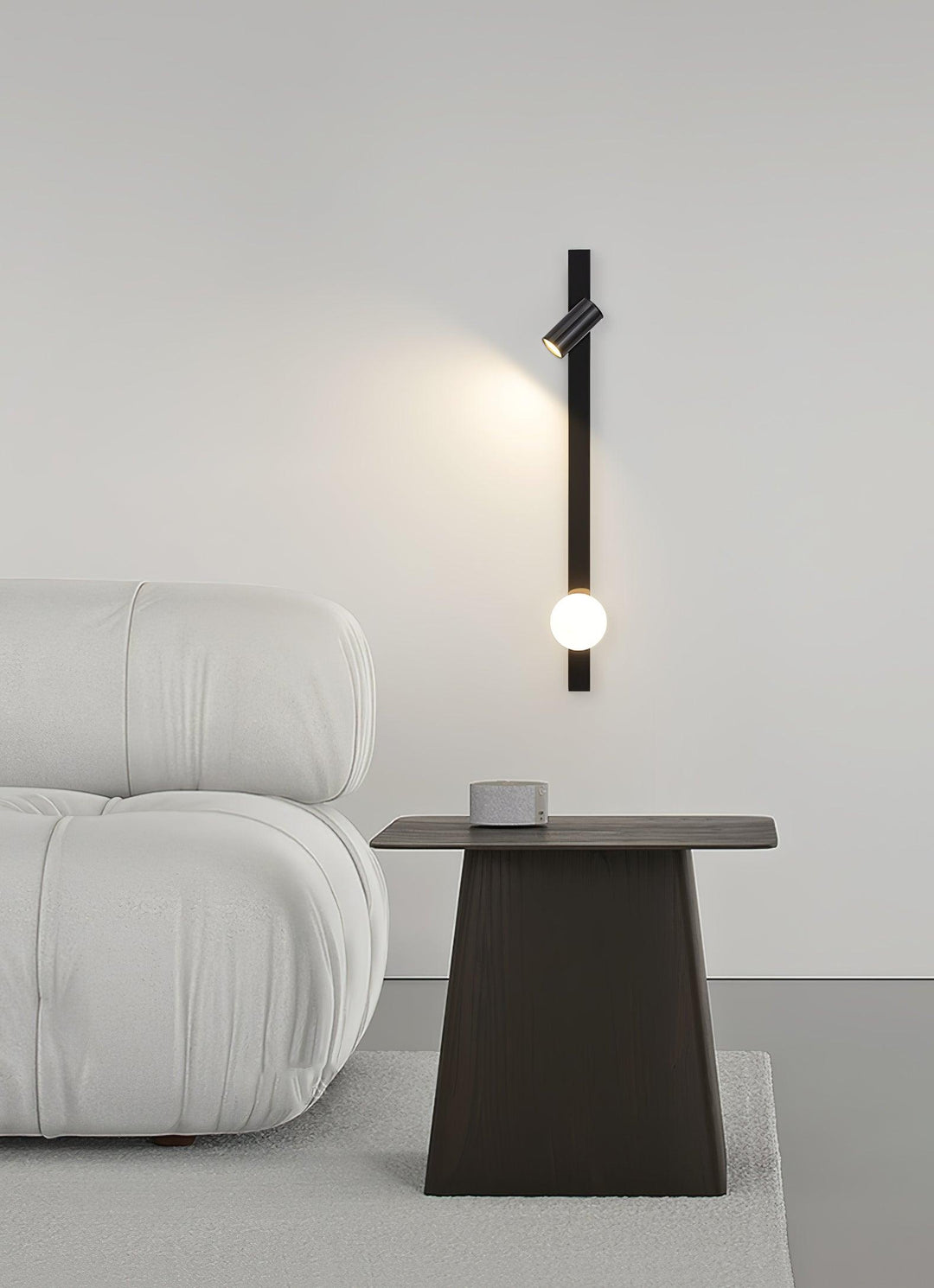Lampa Ścienna z wtyczką z Długim Ramieniem