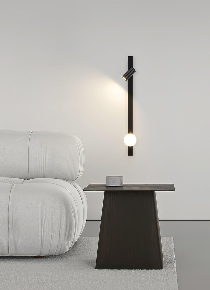 Lampa Ścienna z wtyczką z Długim Ramieniem