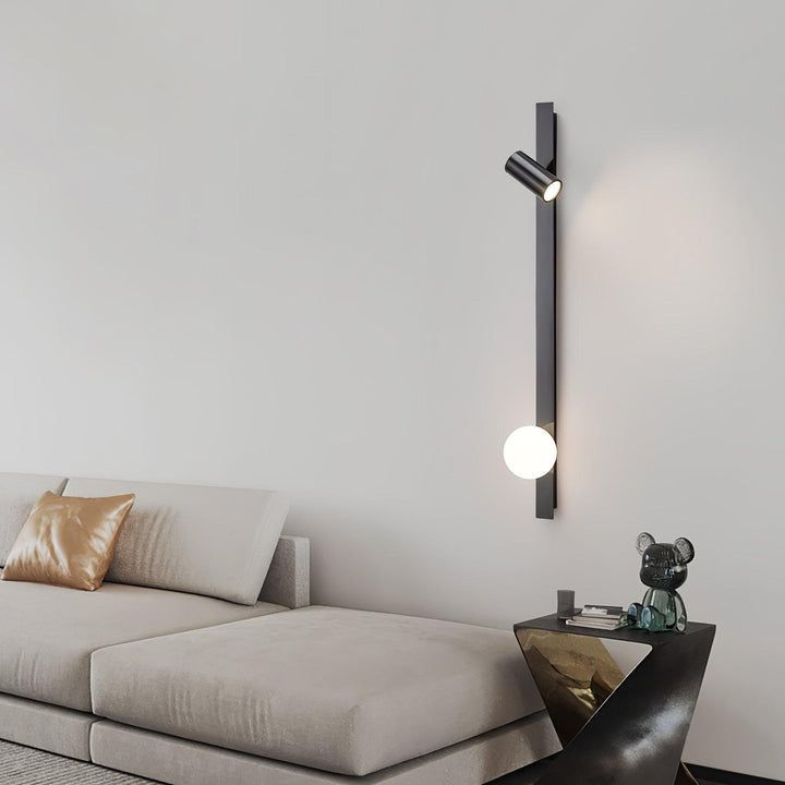 Lampa Ścienna z wtyczką z Długim Ramieniem