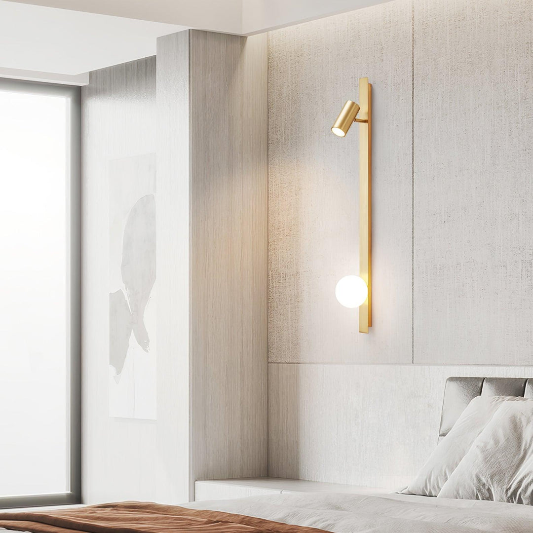 Lampa Ścienna z wtyczką z Długim Ramieniem