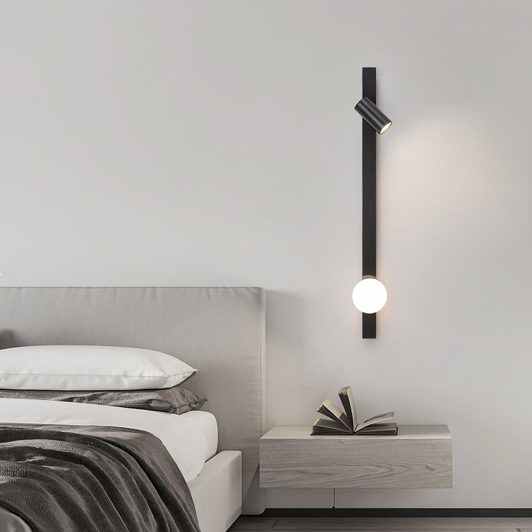Lampa Ścienna z wtyczką z Długim Ramieniem