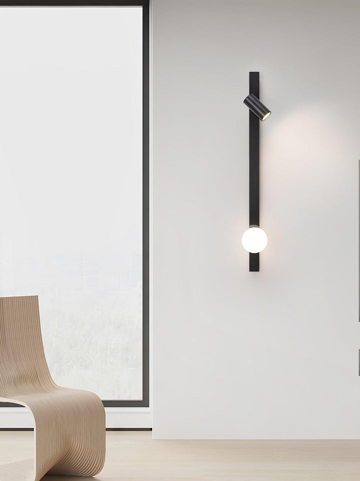Lampa Ścienna z wtyczką z Długim Ramieniem