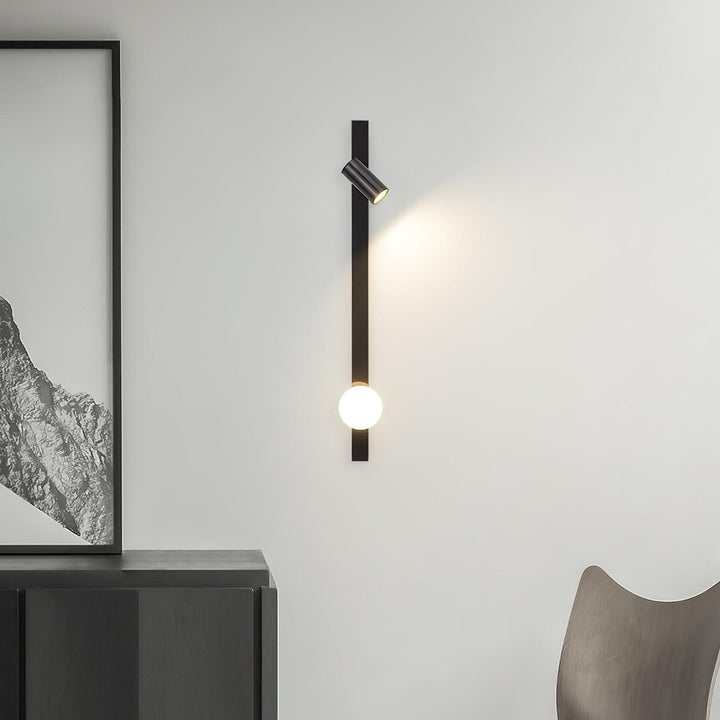 Lampa Ścienna z wtyczką z Długim Ramieniem