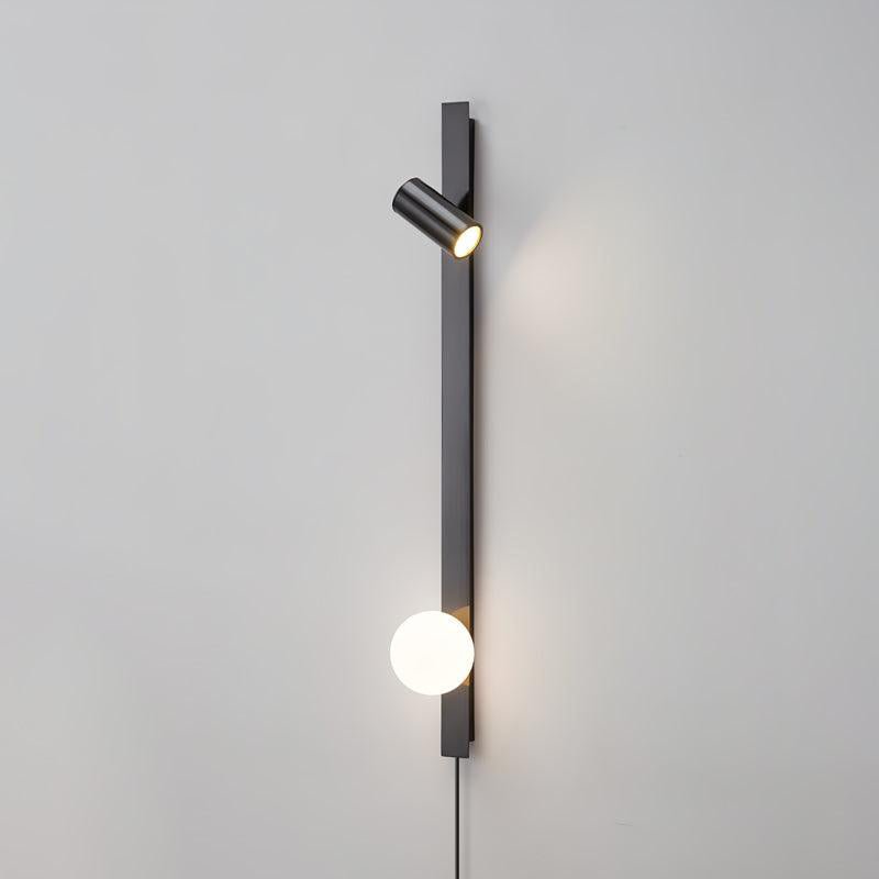 Lampa Ścienna z wtyczką z Długim Ramieniem