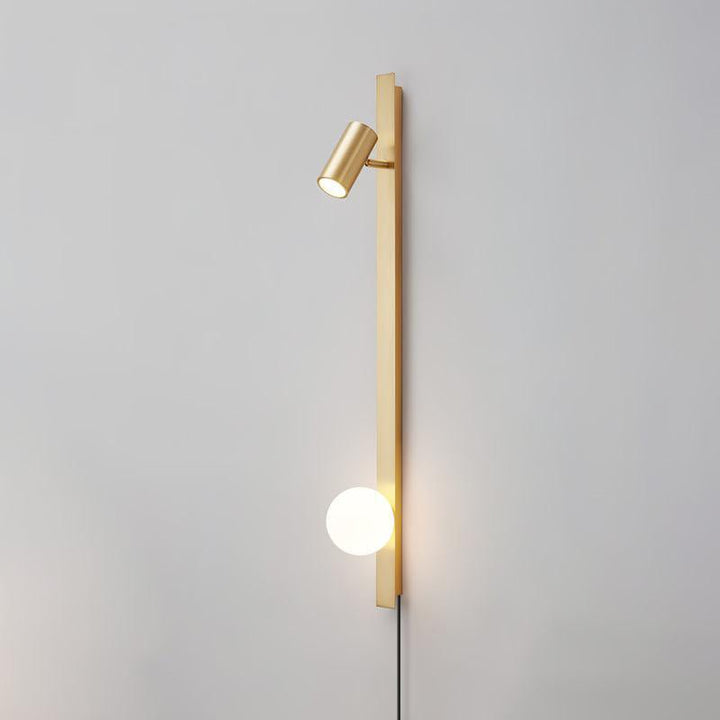Lampa Ścienna z wtyczką z Długim Ramieniem