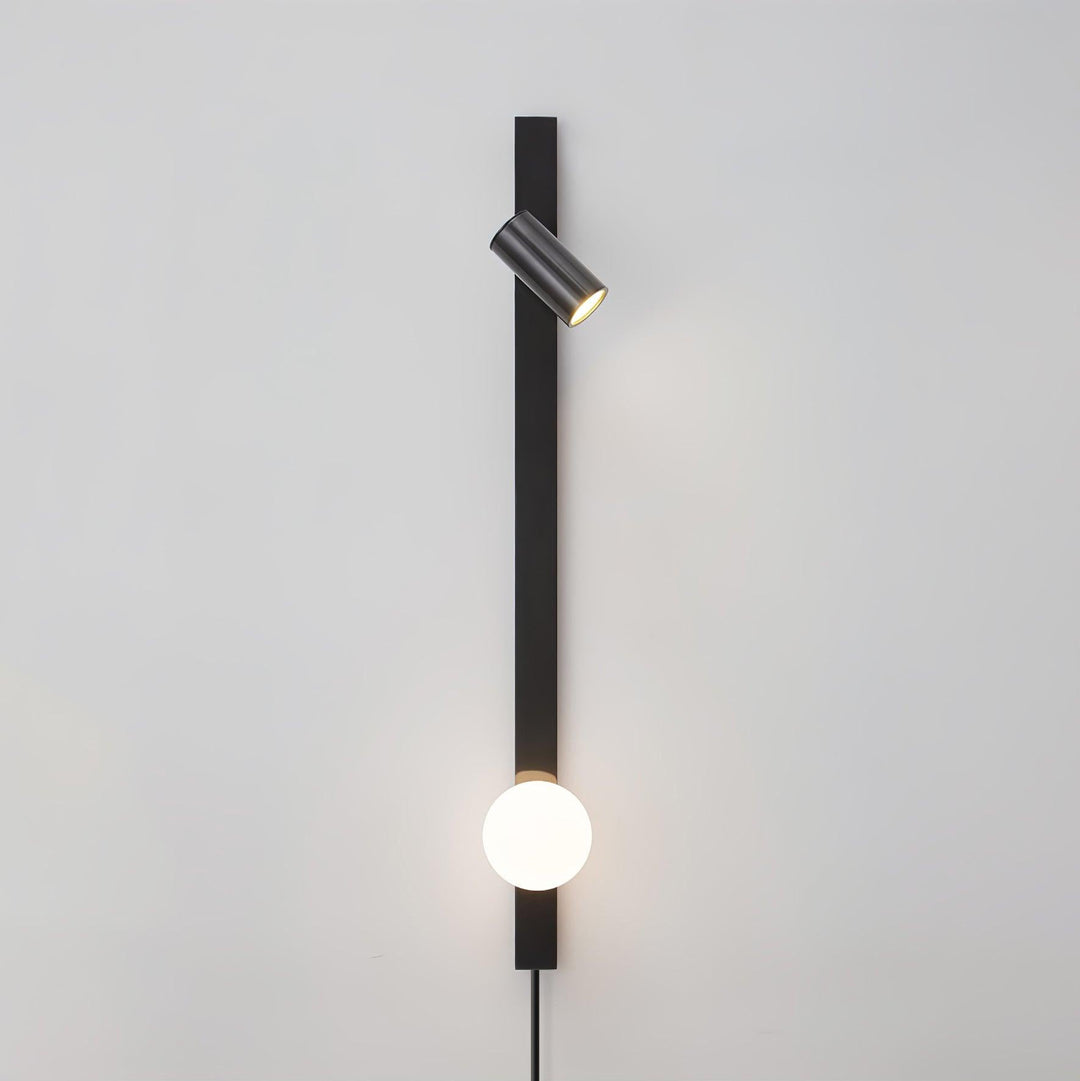 Lampa Ścienna z wtyczką z Długim Ramieniem