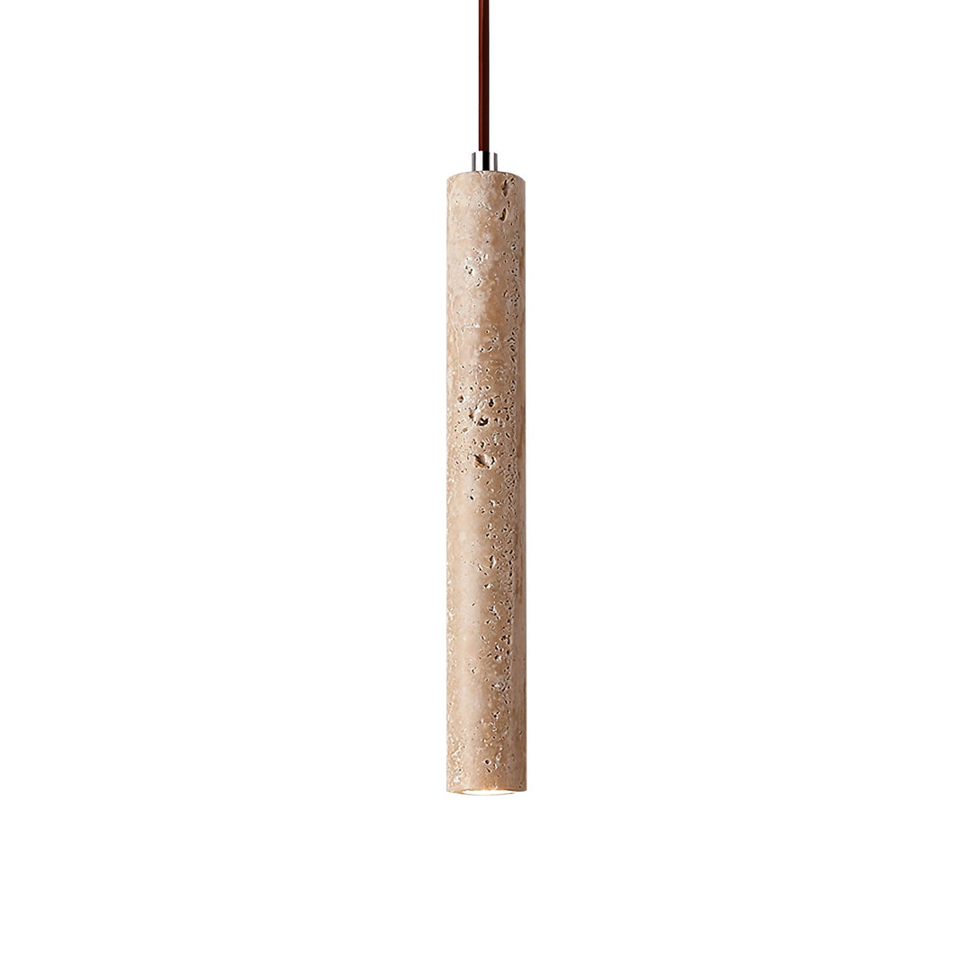 Lampa wisząca w kształcie długiego cylindra