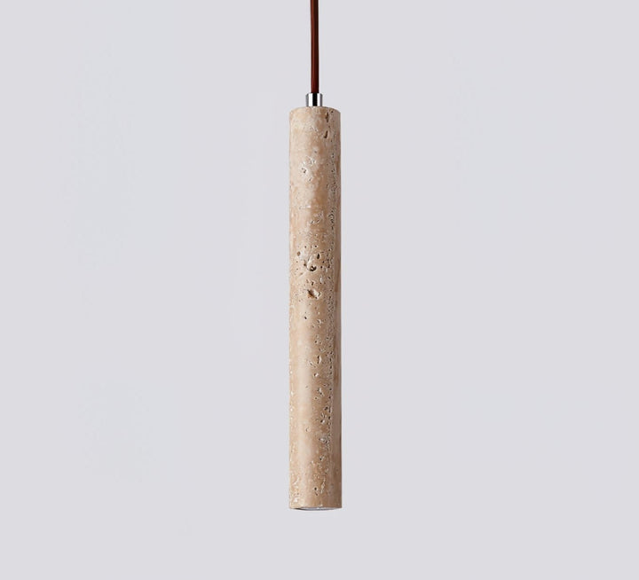 Lampa wisząca w kształcie długiego cylindra