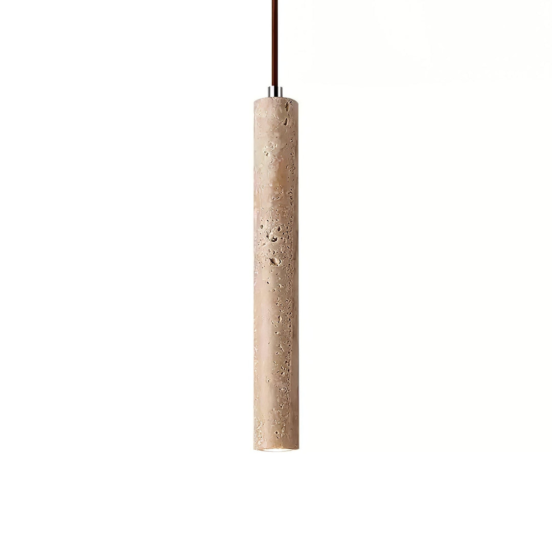 Lampa wisząca w kształcie długiego cylindra