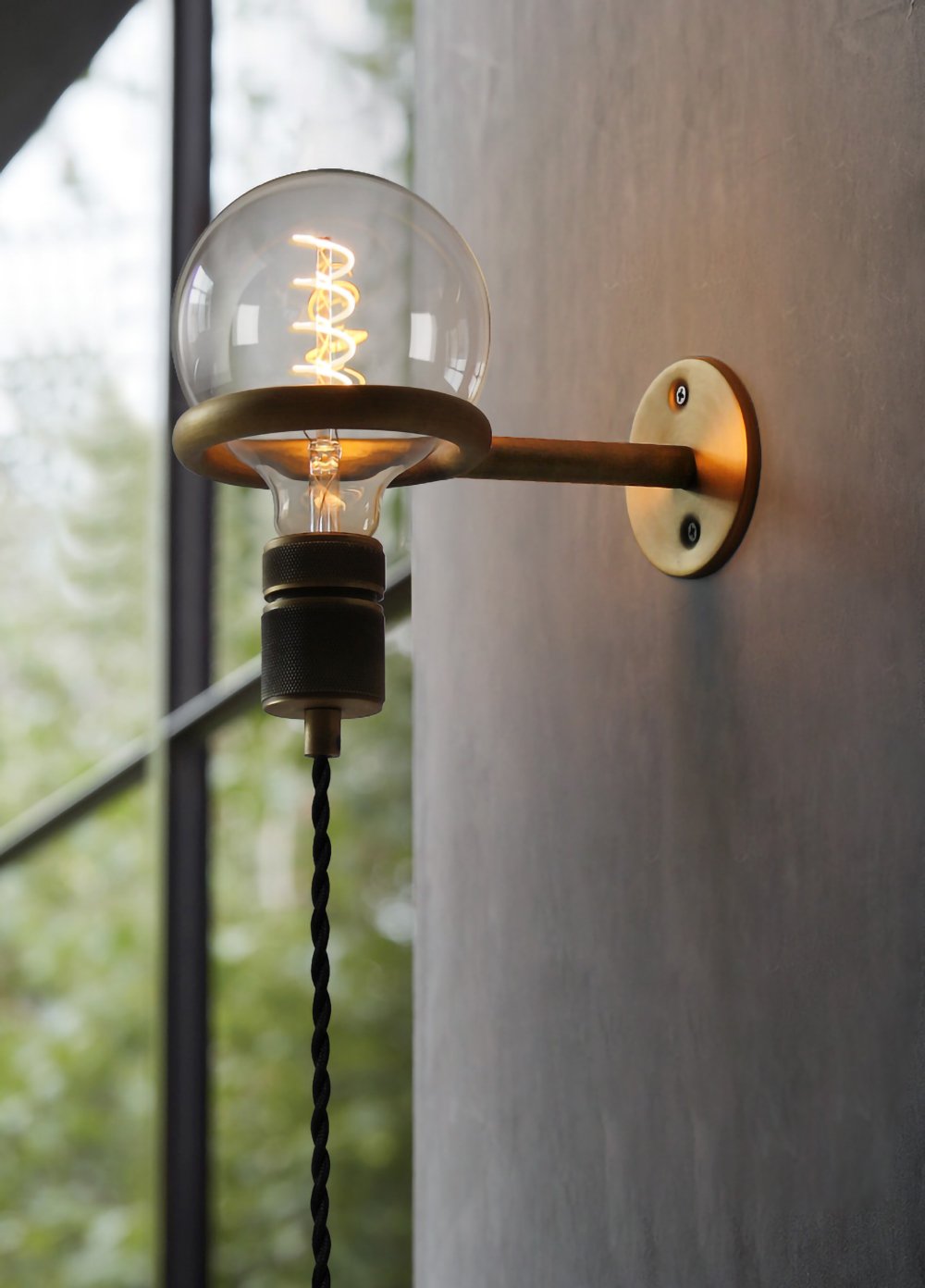 Minimalistyczna Lampa Ścienna Loop