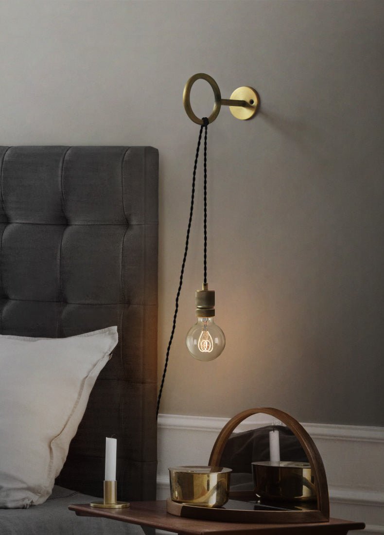 Minimalistyczna Lampa Ścienna Loop