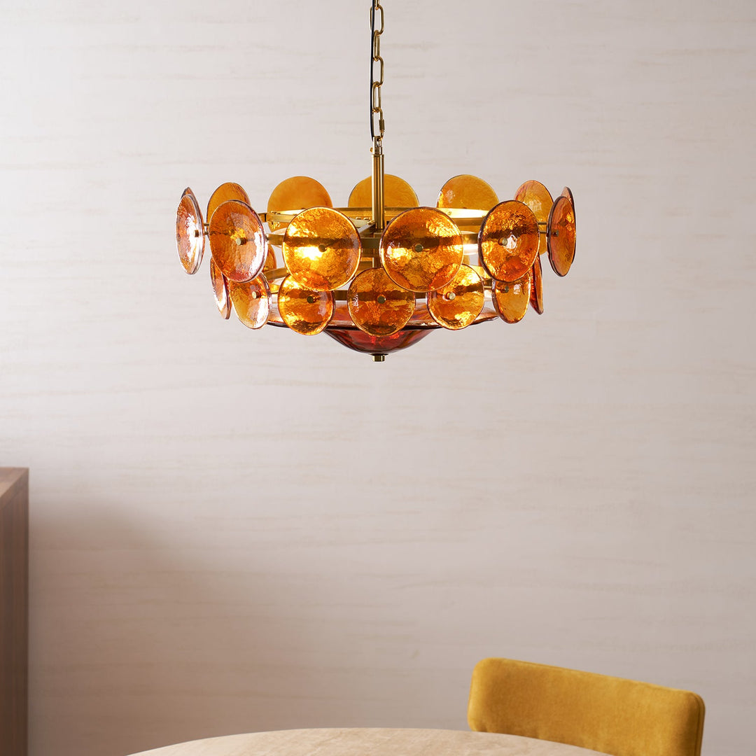 Żyrandol Solaris Disc Murano