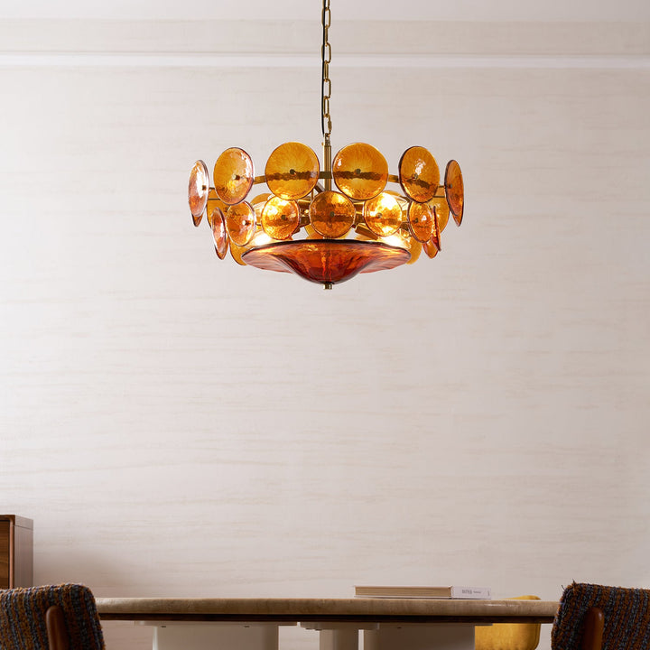 Żyrandol Solaris Disc Murano