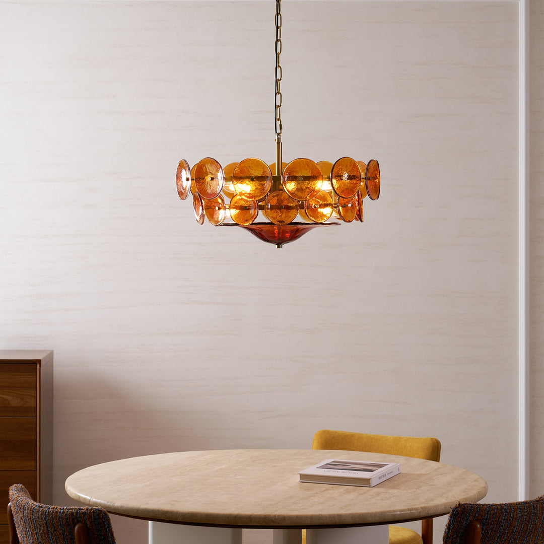 Żyrandol Solaris Disc Murano