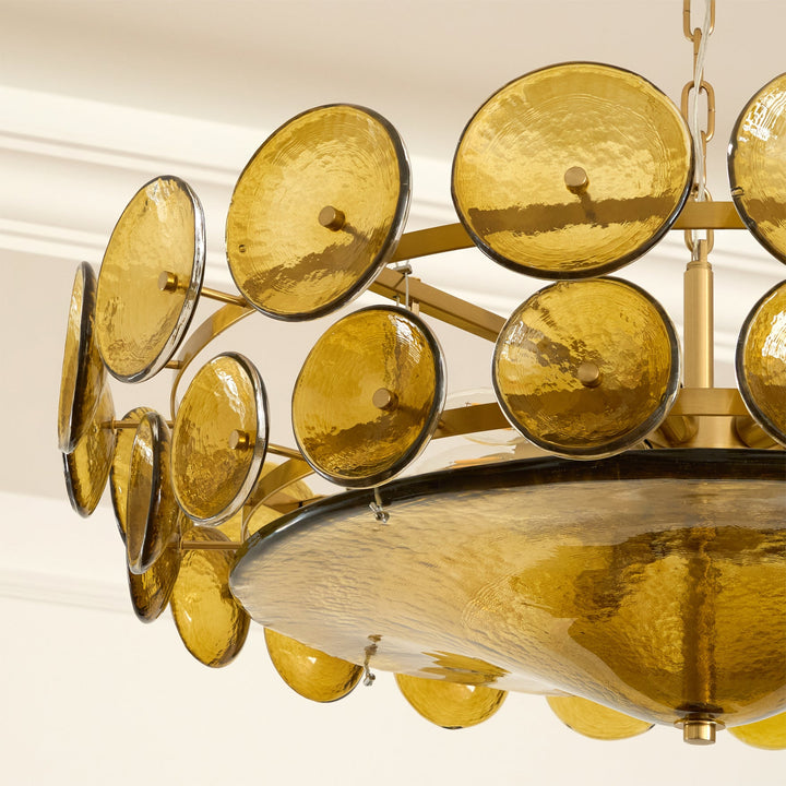 Żyrandol Solaris Disc Murano