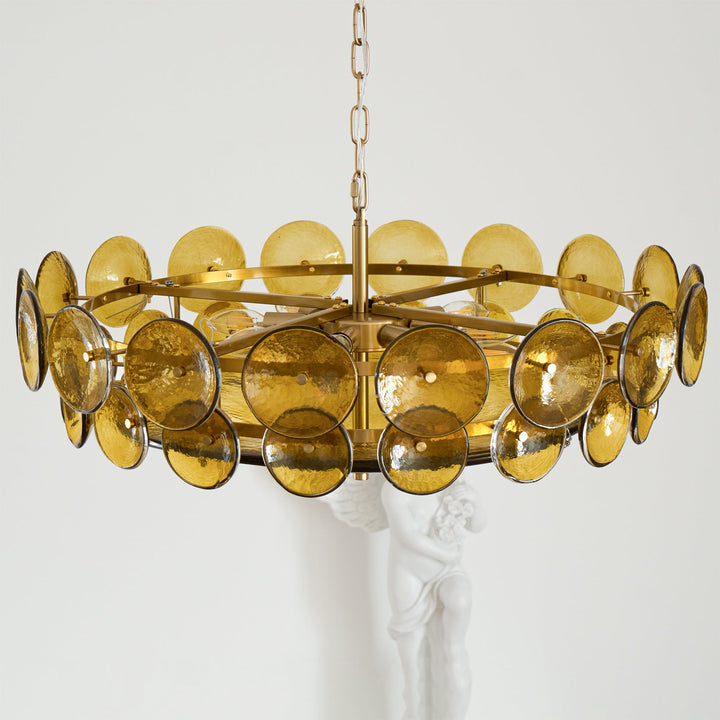 Żyrandol Solaris Disc Murano