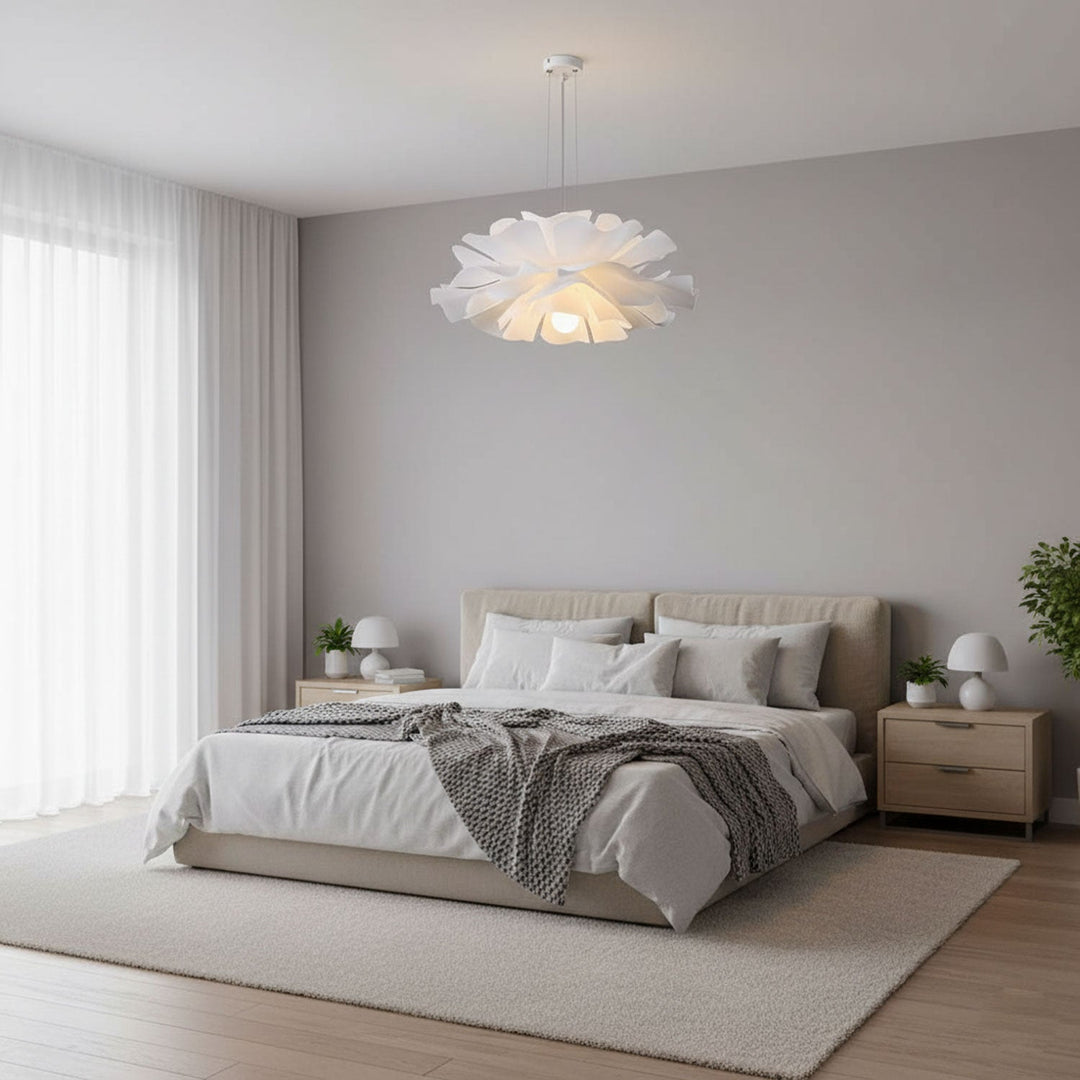 Lampa Wisząca w Kształcie Kwiatu Lotosu