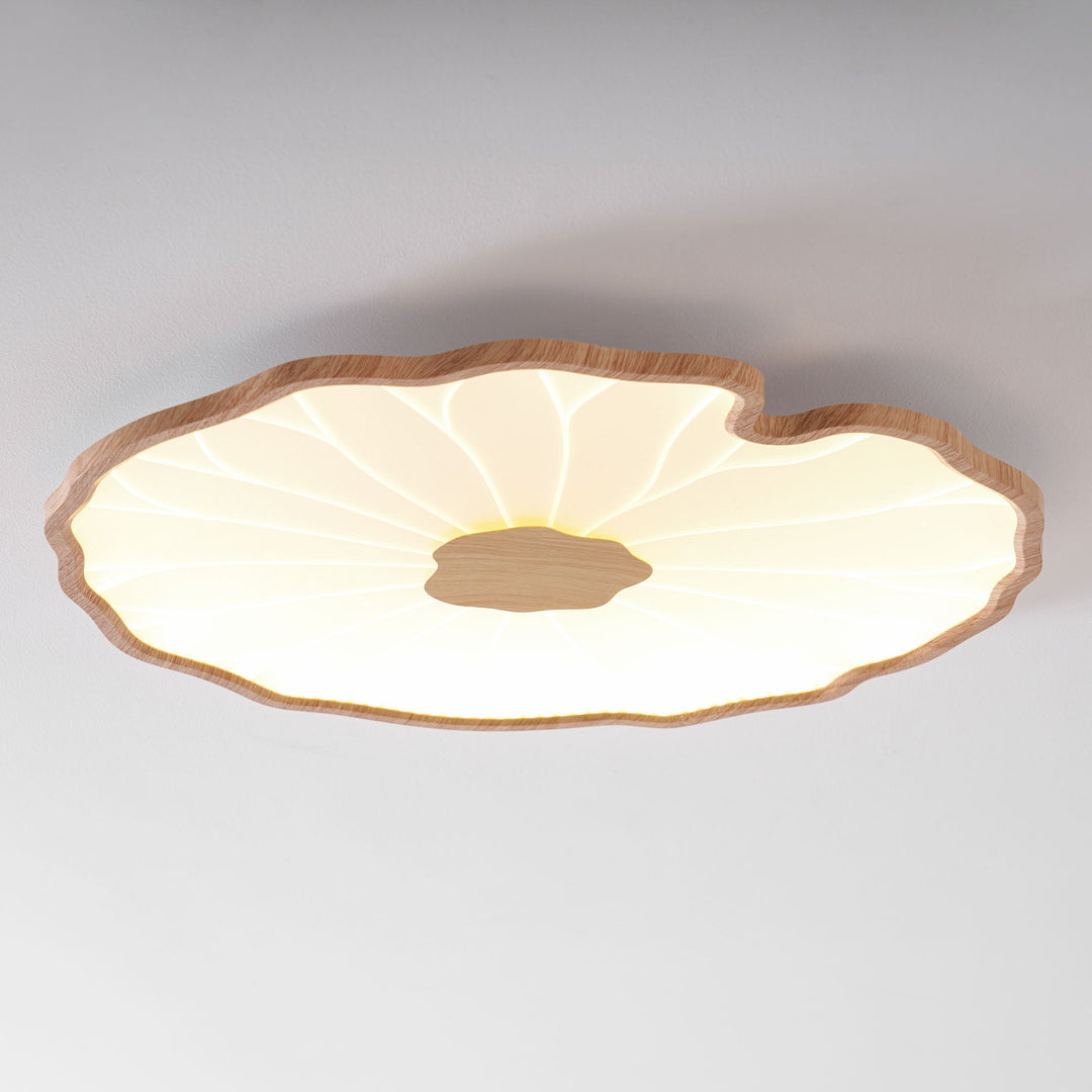 Lampa sufitowa z akrylowego liścia lotosu