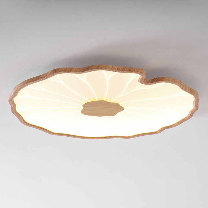 Lampa sufitowa z akrylowego liścia lotosu