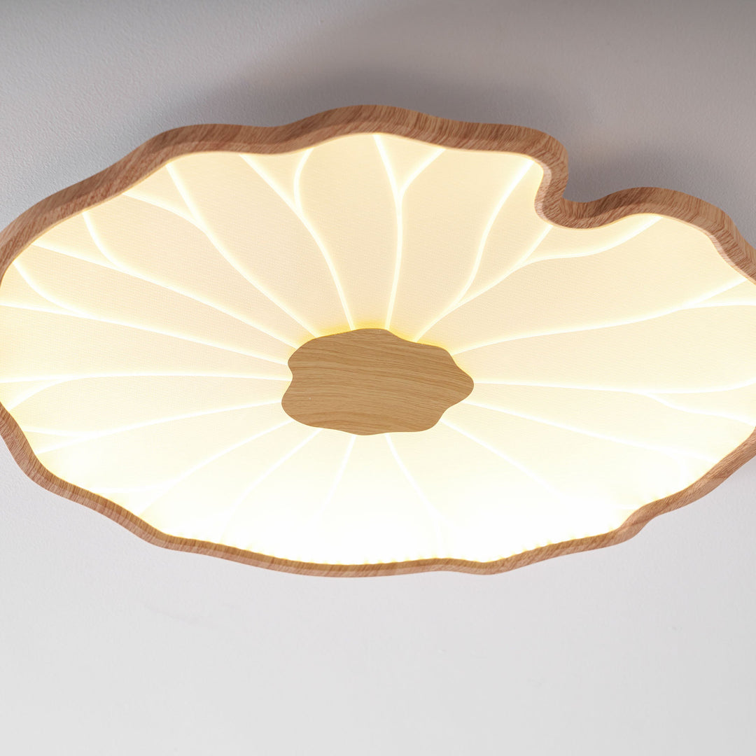 Lampa sufitowa z akrylowego liścia lotosu