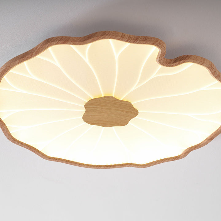 Lampa sufitowa z akrylowego liścia lotosu