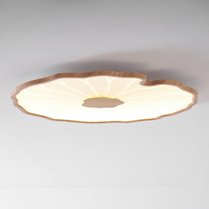 Lampa sufitowa z akrylowego liścia lotosu
