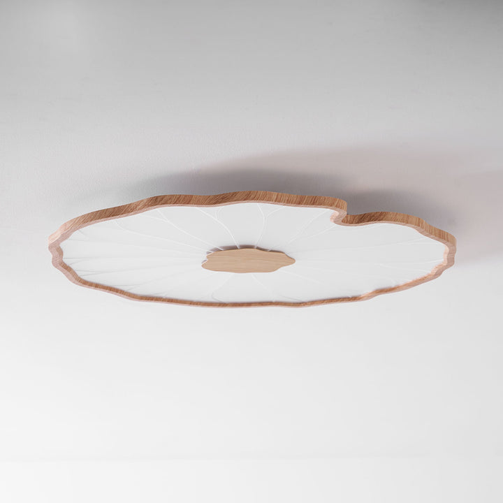 Lampa sufitowa z akrylowego liścia lotosu
