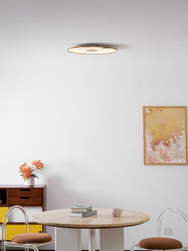 Lampa sufitowa z akrylowego liścia lotosu