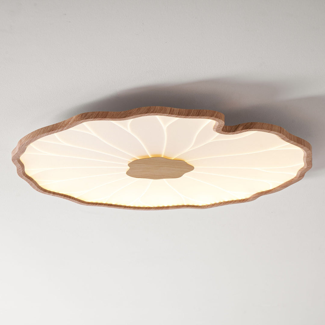 Lampa sufitowa z akrylowego liścia lotosu