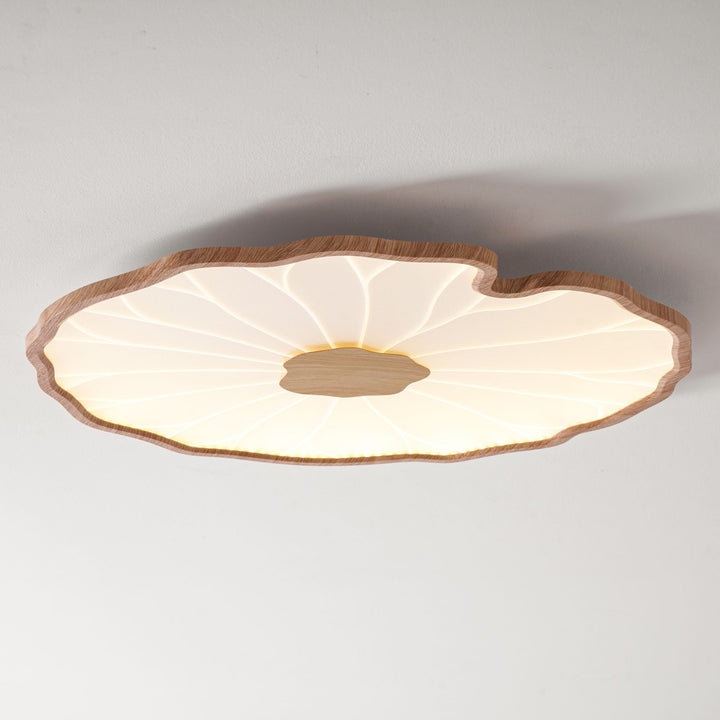 Lampa sufitowa z akrylowego liścia lotosu