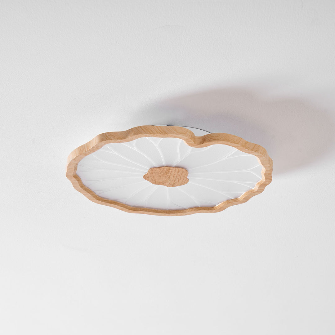 Lampa sufitowa z akrylowego liścia lotosu