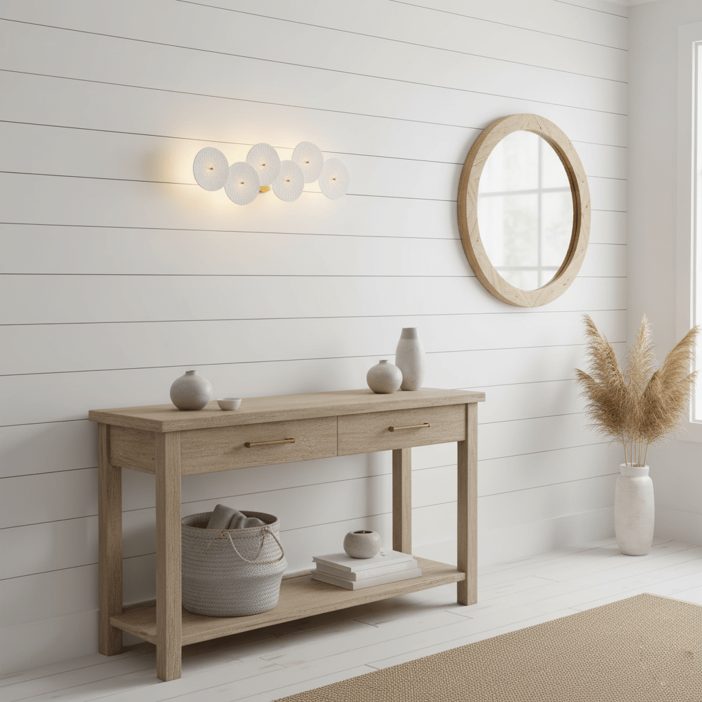 Lampa Ścienna Kwiat Lotosu