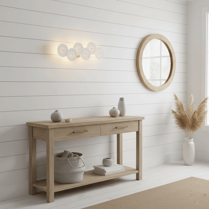 Lampa Ścienna Kwiat Lotosu