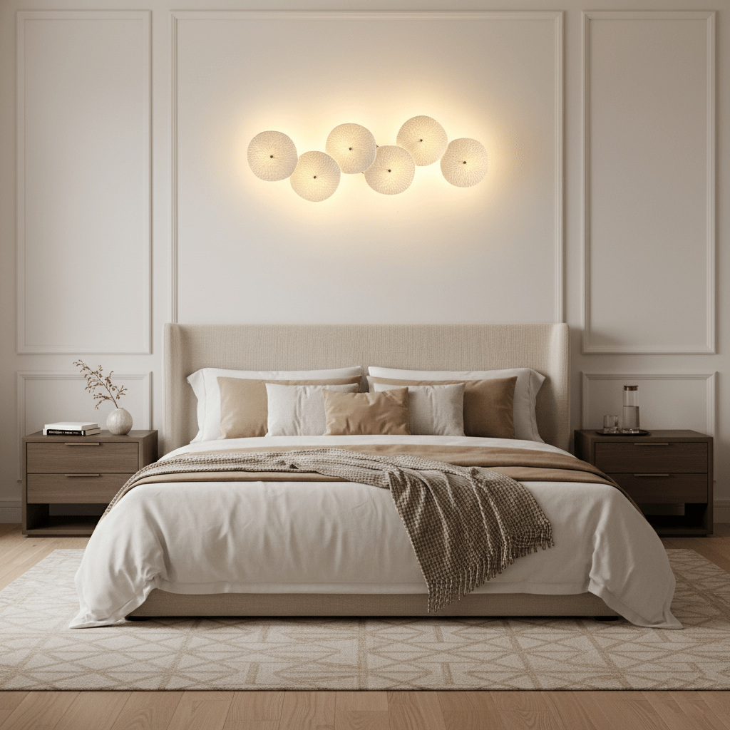 Lampa Ścienna Kwiat Lotosu